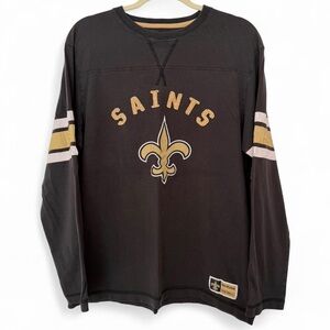 Vintage Y2K New Orleans Saints NFL long sleeve shirt size large